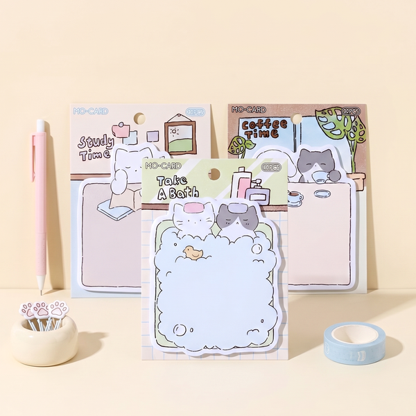 Cozy Cat Sticky Notes