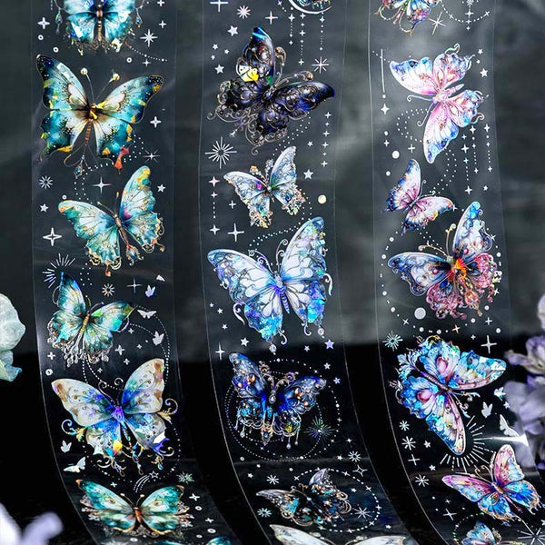 Celestial Butterflies Clear Masking Tapes