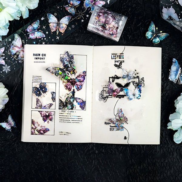 Celestial Butterflies Clear Masking Tapes