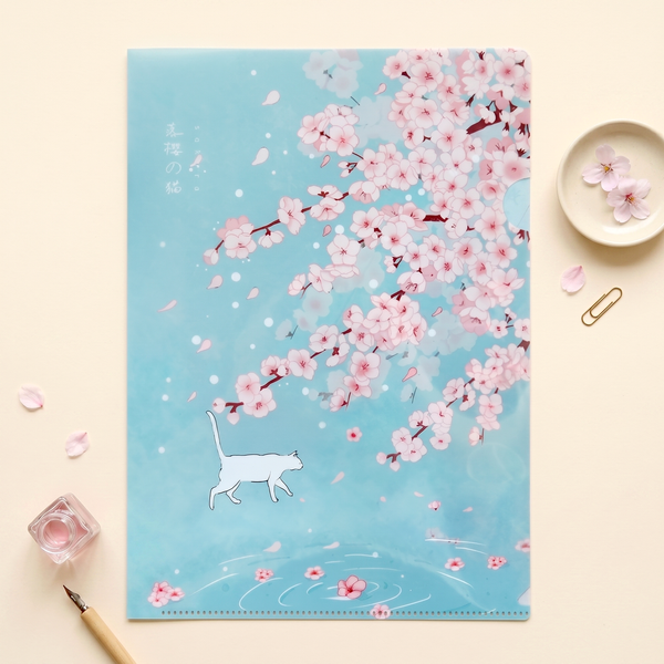 Cherry Blossom A4 Folders