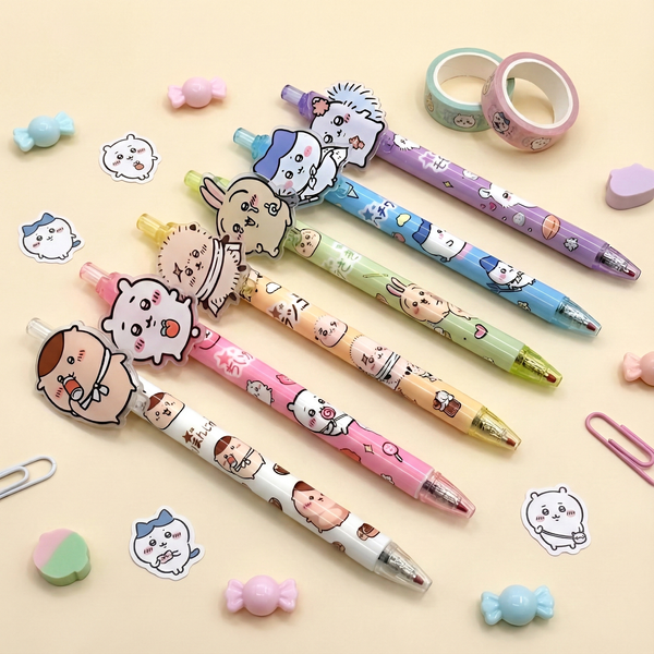 Chiikawa Happy Friends Gel Pens