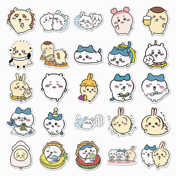 Chiikawa Happy Friends Stickers