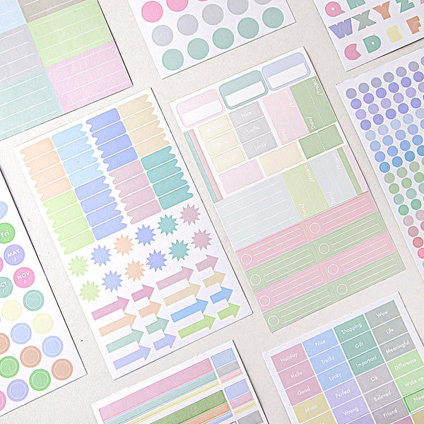 ClearView Organization Sticker Book