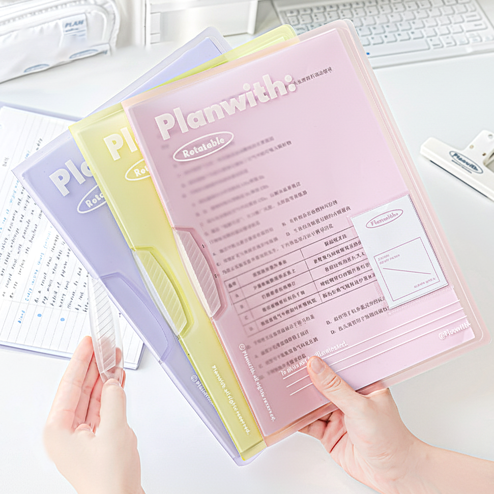 File Folder Plan ClearView Plan With Me Folder – Kawaii Stationery Shop
