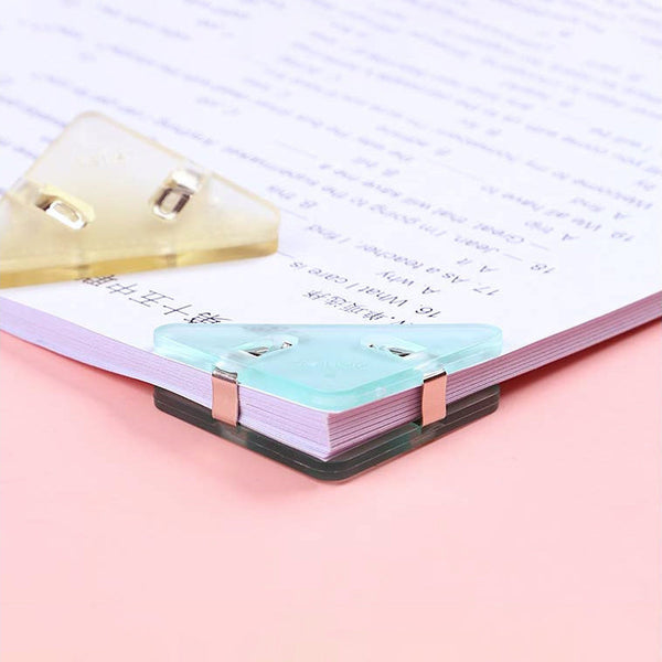 Color Pop Corner Paper Clips