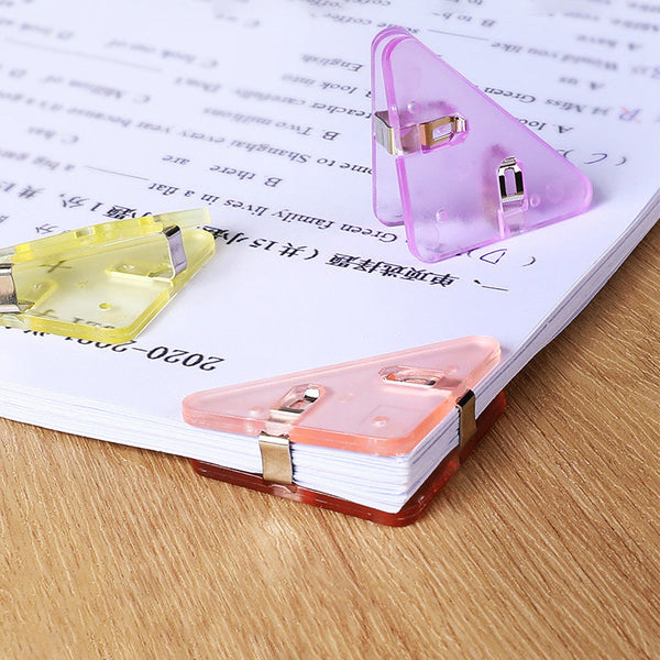 Color Pop Corner Paper Clips