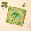 Pressed Leaf Charm Bookmark