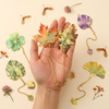 Pressed Leaf Charm Bookmark