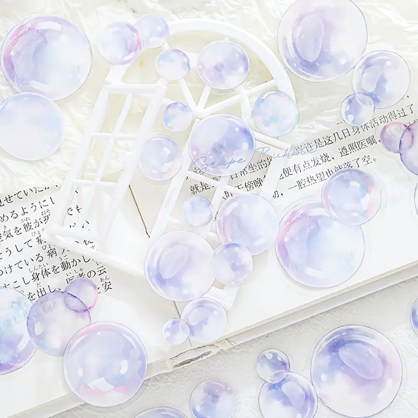 Colorful Soap Bubbles Stickers
