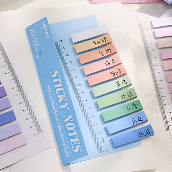 Colorful Tabs Insertable Sticky Notes