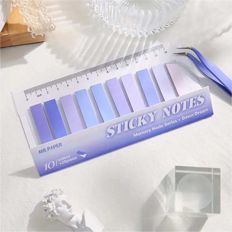 Colorful Tabs Insertable Sticky Notes – Kawaii Stationery Shop