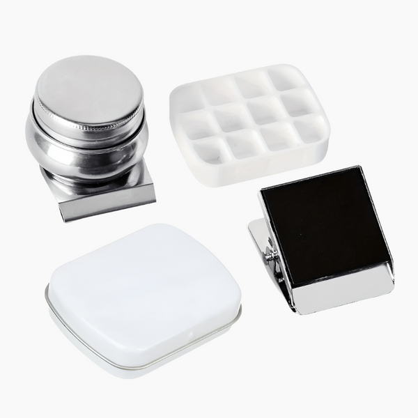 Compact Artist's Watercolor Tin Box