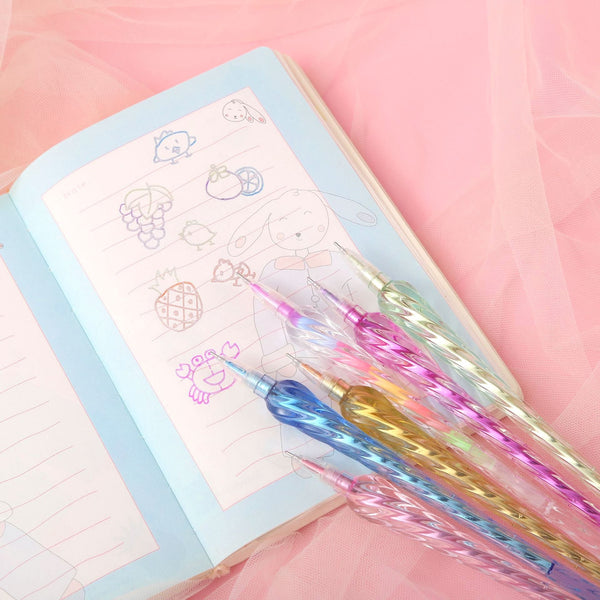 Crystal Swirl Glass Pens