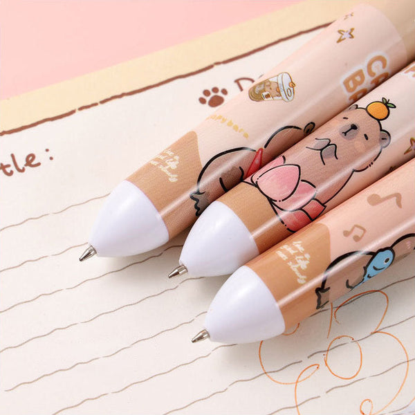 Cute Capybara 10-in-1 Multi Color Pen