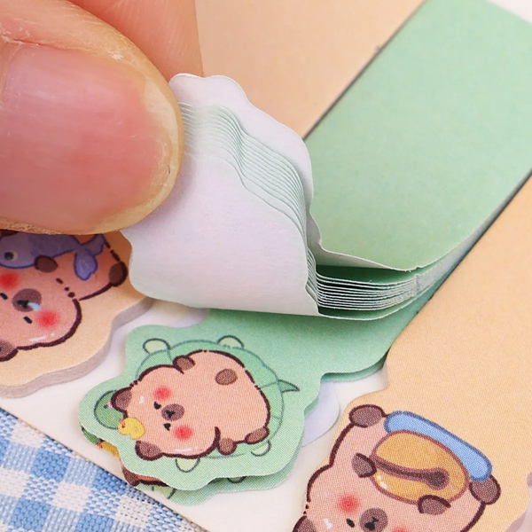 Cute Capybara Index Sticky Notes
