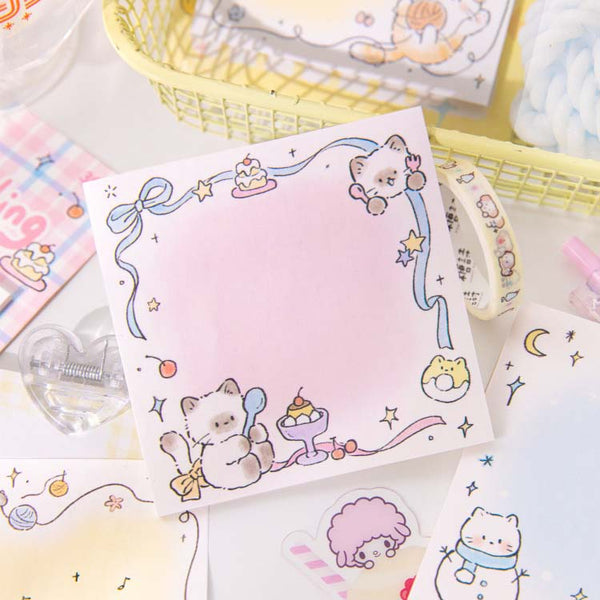 Cute Cat Chronicles Sticky Notes