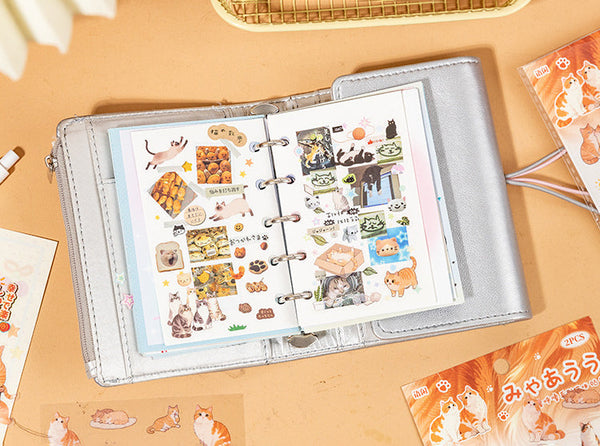 Cute Cat Sticker Sheets - Meow Mood