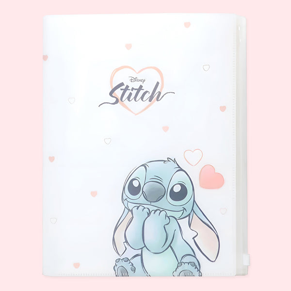 Cute Model Stitch A4 Zipper Folder Pocket