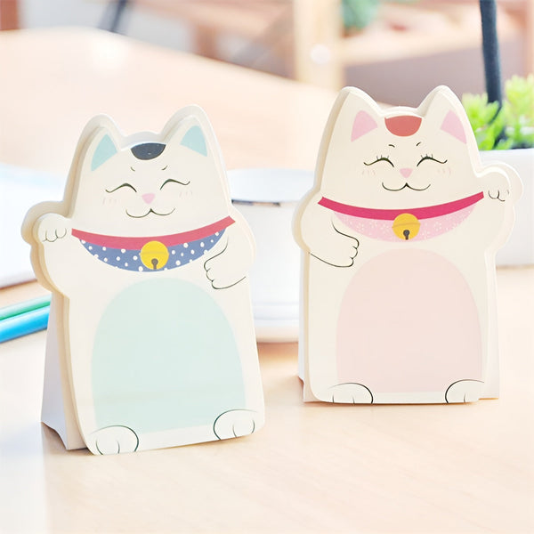 Maneki Neko Sticky Memo Pad