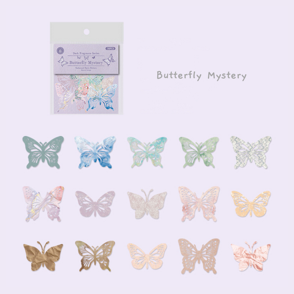 Dark Fragrance Series Lace Stickers