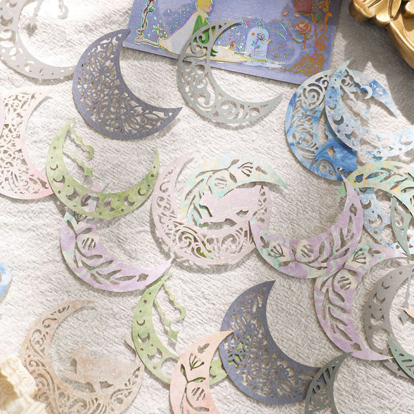 Dark Fragrance Series Lace Stickers