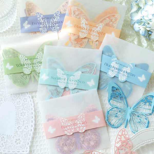Die-Cut Butterflies Decorative Paper Set