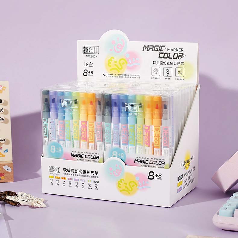 DreamShift DecoT Magic Double-Sided Color Markers - Set of 8 – Kawaii ...