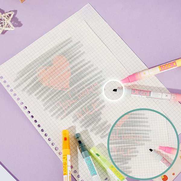 DreamShift DecoT Magic Double-Sided Color Markers - Set of 8