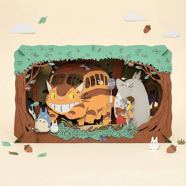 Ensky My Neighbor Totoro Paper Theatre - Arrival of the Catbus