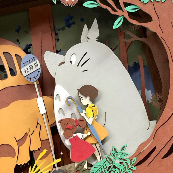 Ensky My Neighbor Totoro Paper Theatre - Arrival of the Catbus