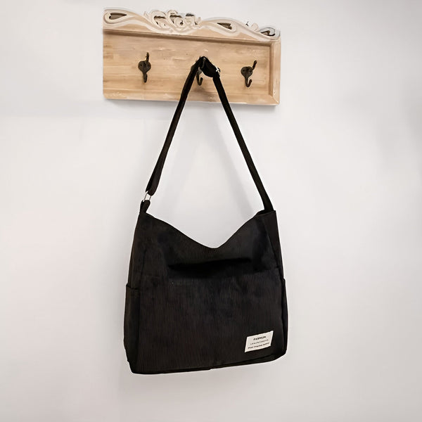 Everyday Corduroy Shoulder Tote