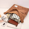 Everyday Corduroy Shoulder Tote