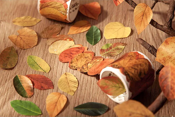 Fall Leaves Masking Sticker Roll