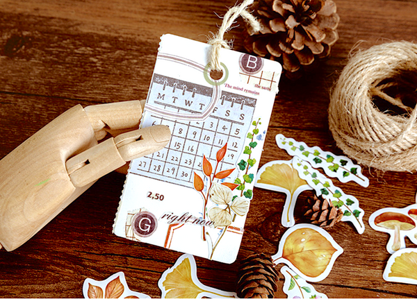 Forest Plants Paper Stickers