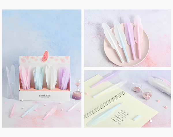 Fantasy Feather Pastel Gel Pen