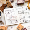 Feline Journal Wooden Stamp