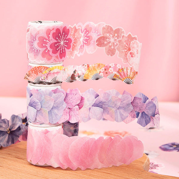 Floral Blossom Washi Sticker Roll