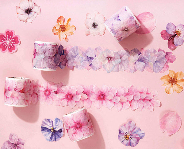 Floral Blossom Washi Sticker Roll