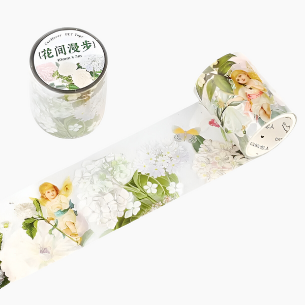 Flower Garden Clear Masking Tapes