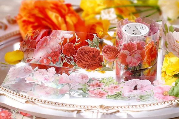 Flower Garden Clear Masking Tapes