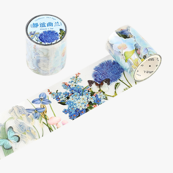 Flower Garden Clear Masking Tapes