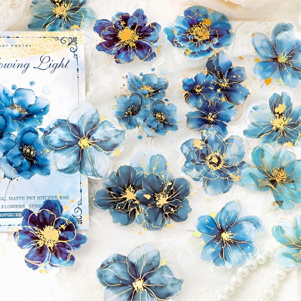 Floral Whispers Bronzing Stickers