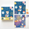 Furukawashiko 4 Designs Memo Pad - Limited Summer Edition - Shiba Fireworks