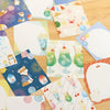 Furukawashiko 4 Designs Memo Pad - Limited Summer Edition - Shiba Fireworks