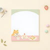 Furukawashiko 4 Designs Memo Pad - Shiba & Japanese Sweets
