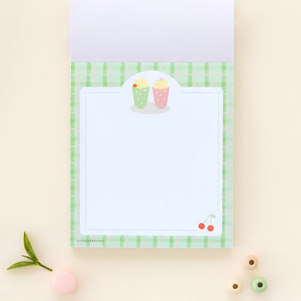 Furukawashiko 4 Designs Memo Pad - Fluffy Sakura