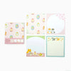 Furukawashiko 4 Designs Memo Pad - Shiba & Japanese Sweets