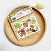 Furukawashiko Flake Stickers - Limited Autumn Edition - Shiba Inu & Sweets