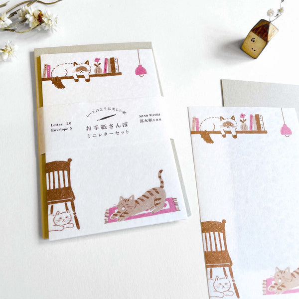 Furukawashiko Mini Letter Set - Cats