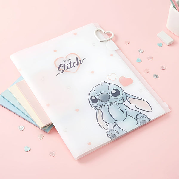 Cute Model Stitch A4 Zipper Folder Pocket